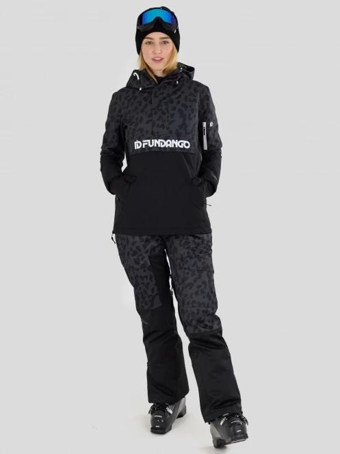Fundango Sakura ECO Bib Pants damski spodnie narciarskie szary 4