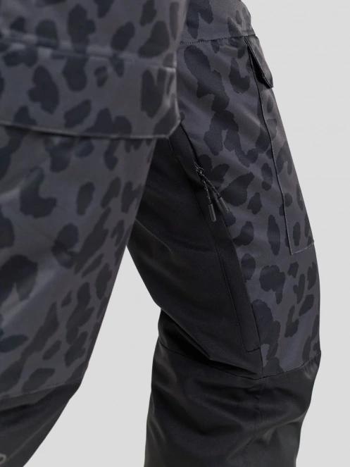 Fundango Sakura ECO Bib Pants damski spodnie narciarskie szary 8