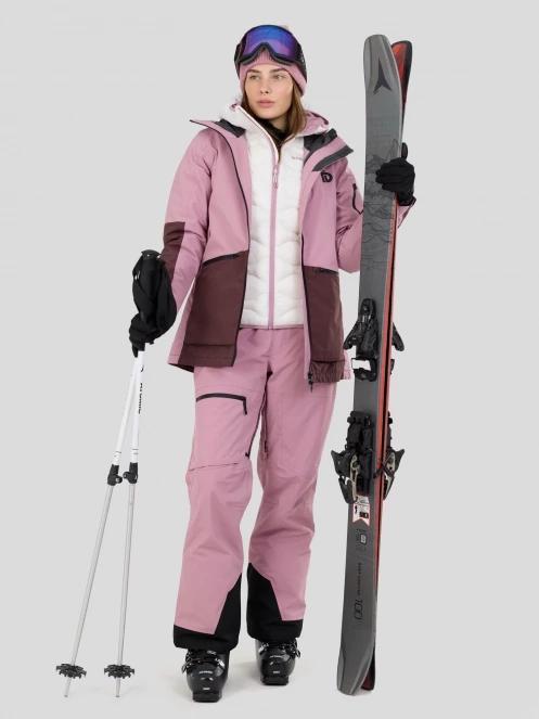 Fundango Shelby ECO 3L Bib Pants damski spodnie narciarskie różowy 5