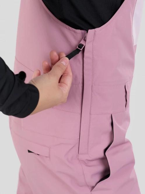 Fundango Shelby ECO 3L Bib Pants damski spodnie narciarskie różowy 9