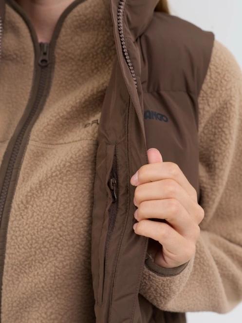 Fundango Keira Padded Vest damski kamizelka brąz 7