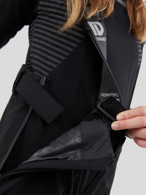 Fundango Mugo JUN Fullzip Pants spodnie narciarskie czarny 6