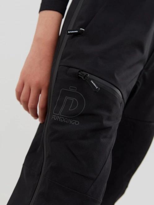 Fundango Mugo JUN Fullzip Pants spodnie narciarskie czarny 8