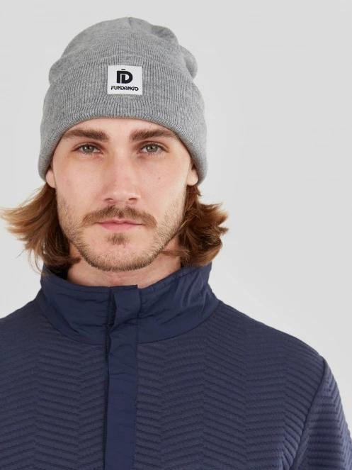 Fundango Kingdom Beanie czapka robiona na drutach szary 4