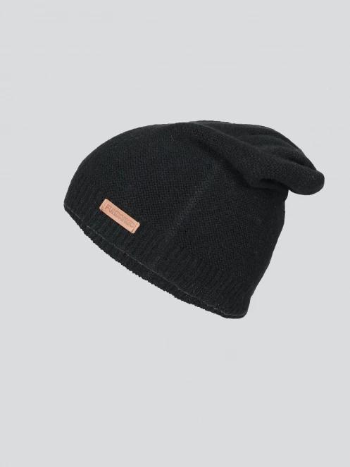 Fundango Nara Beanie damski czapka robiona na drutach czarny 2