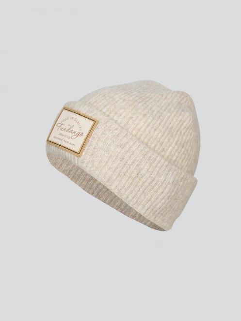 Fundango Grace Beanie damski czapka robiona na drutach piasek 2