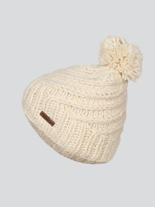 Fundango Glen Beanie damski czapka z pomponem piasek 2