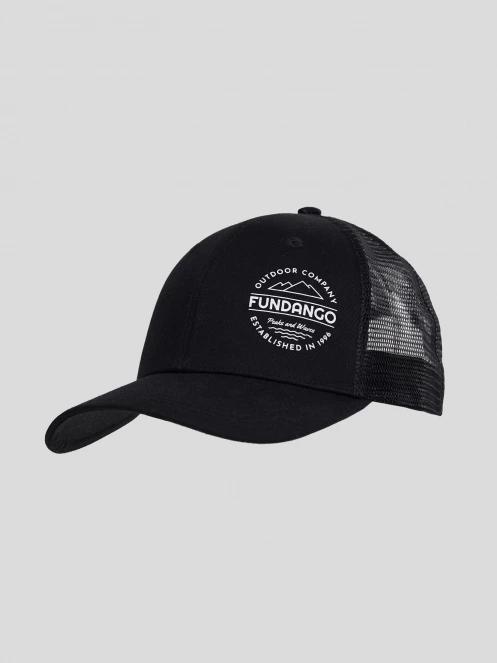 Fundango Amos Truck Driver Hat damski czapka z daszkiem czarny 2