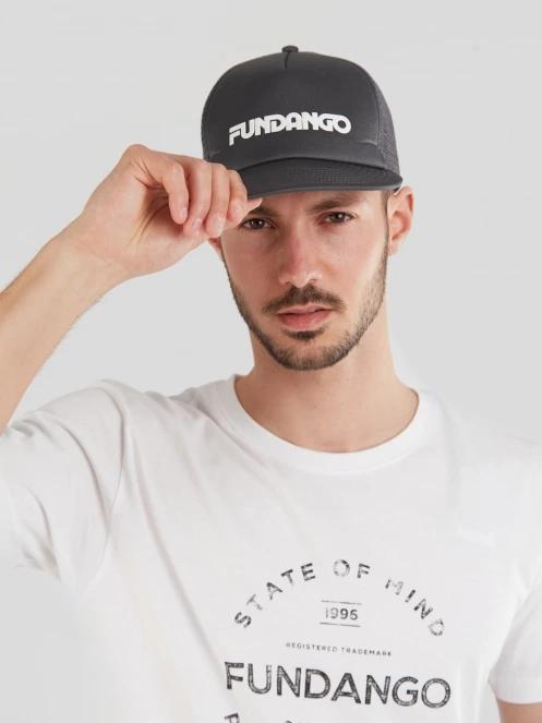 Fundango Nevis Snapback Trucker Hat męski czapka z daszkiem szary 5
