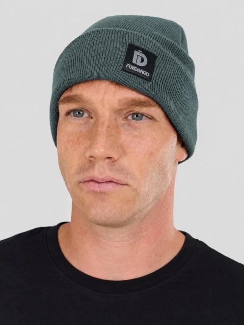 Fundango Nahu Beanie czapka robiona na drutach piasek 3