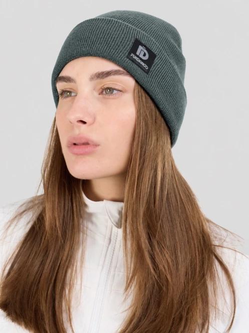 Fundango Nahu Beanie czapka robiona na drutach piasek 4