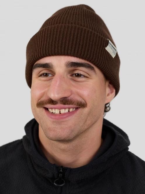 Fundango Tara Beanie czapka robiona na drutach brąz 5