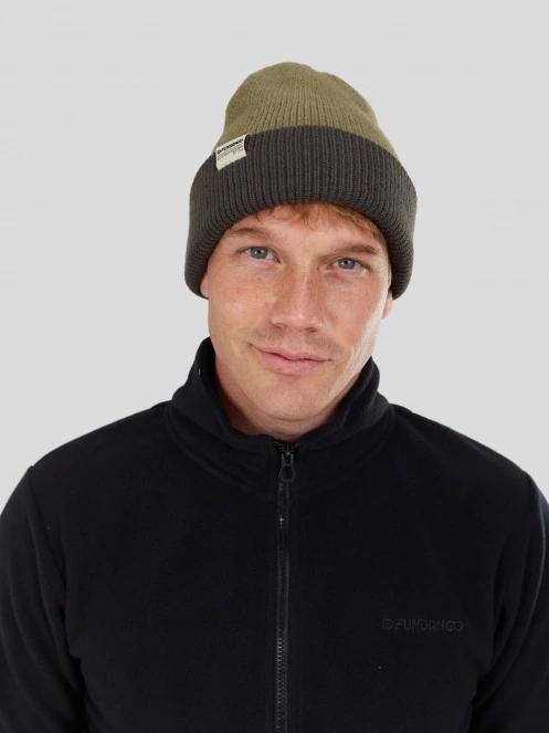 Fundango Duplex Reversible Beanie czapka robiona na drutach czarny 4