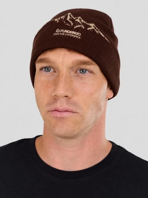 Fundango Hill Beanie czapka robiona na drutach biały 4
