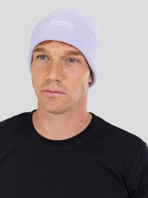 Fundango Hill Beanie czapka robiona na drutach fiolet 3