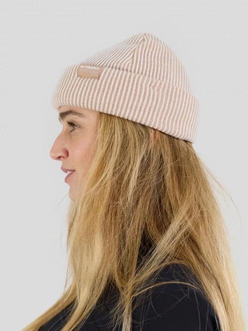 Fundango Blitz Beanie czapka robiona na drutach biały 3
