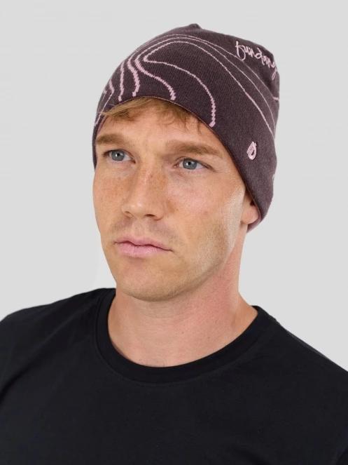 Fundango Ace Beanie czapka robiona na drutach różowy 5
