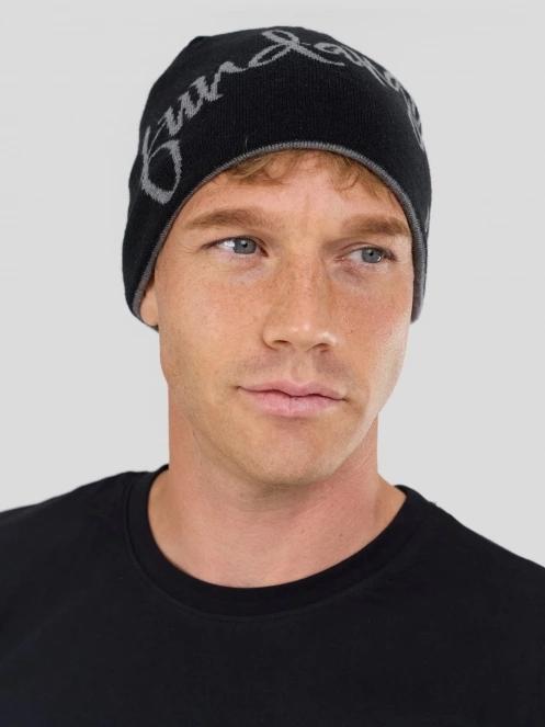 Fundango Ace Beanie czapka robiona na drutach czarny 2