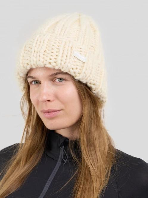 Fundango Astrid Beanie czapka robiona na drutach biały 3