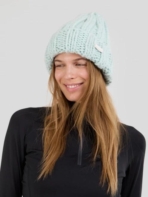 Fundango Astrid Beanie czapka robiona na drutach zielony 3