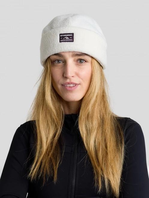 Fundango Zeo Fleece Beanie czapka robiona na drutach biały 4