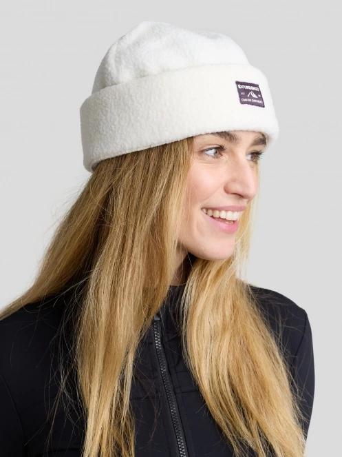 Fundango Zeo Fleece Beanie czapka robiona na drutach biały 5