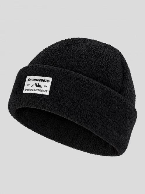 Fundango Zeo Fleece Beanie czapka robiona na drutach czarny 2