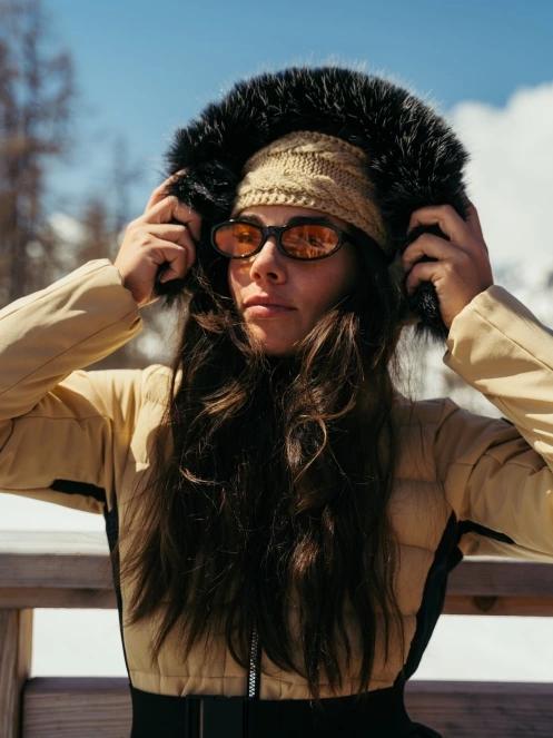 Fundango Cream II Headband damski opaska biały 3