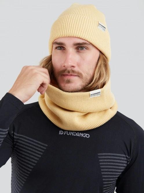 Fundango Tara Neckwarmer szalik komin żółty 4
