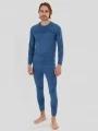 Fundango Seamless Baselayer Set męski komplet bielizny ciemnoniebieski 1