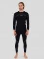 Fundango Seamless Baselayer Set męski komplet bielizny czarny 1