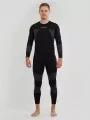 Fundango Seamless Baselayer Set męski komplet bielizny czarny 1