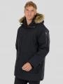 Fundango Spirit II Parka Jacket męski kurtka zimowa czarny 1