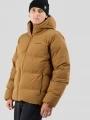 Fundango Newport Puffer Jacket męski pikowana kurtka zimowa brąz 1