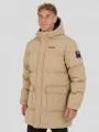 Fundango Nordvik Parka Jacket męski pikowana kurtka zimowa żółty 1