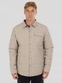 Fundango Grido Padded Shirt Jacket męski kurtka koszulowa piasek 1