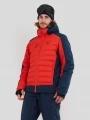 Fundango Orion Padded Jacket męski pikowana kurtka narciarska pomarańczowy 1