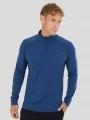 Fundango Temuka Merino Halfzip męski koszulka bieliźniana niebieski 1
