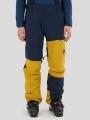 Fundango Teak Colourblock Pants męski spodnie narciarskie żółty 1