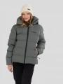 Fundango Amber Padded Jacket damski pikowana kurtka przejściowa zielony 1