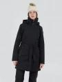 Fundango Charlotte Trenchcoat damski prochowiec czarny 1