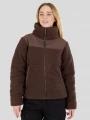 Fundango Nukka Padded Jacket damski pikowana kurtka przejściowa brąz 1