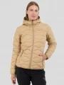 Fundango Vinke Padded Jacket damski pikowana kurtka przejściowa żółty 1