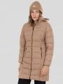 Fundango Lunel Padded Jacket damski pikowana kurtka przejściowa brąz 1