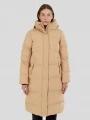 Fundango Cosycoat Long Padded Jacket damski pikowana kurtka zimowa żółty 1