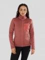 Fundango Antilles Melange Jacket damski bluza z polaru różowy 1