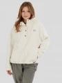 Fundango Juniper Pile Jacket damski sweter z kapturem biały 1