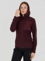 Fundango Nigata Full Zip Hoodie damski hybrydowa warstwa pośrednia fiolet 1