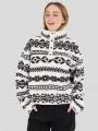Fundango Pacha Fleece Jacket damski bluza z polaru biały 1