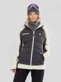 Fundango Medina Padded Jacket damski pikowana kurtka narciarska czarny 1